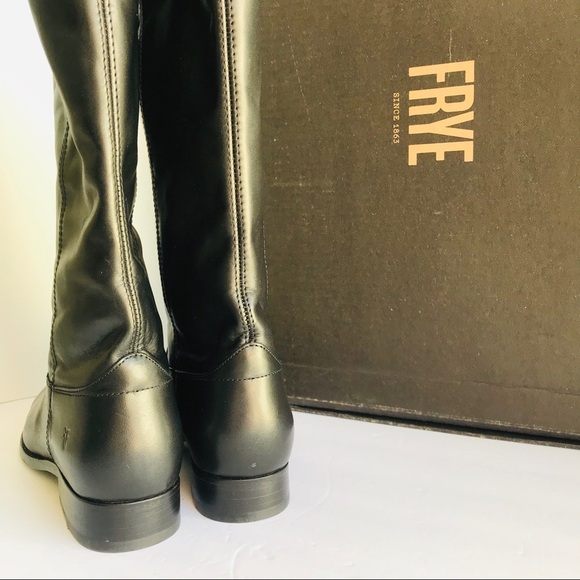Frye Melissa Button 2 Riding boots Black Sz 9B EUC - Picture 2 of 11